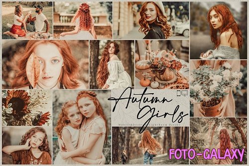 10 Autumn Girls Mobile & Desktop Lightroom Presets - 1636377