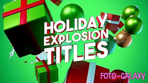 Holiday Explosion Titles 1064878 - Project for After Effects