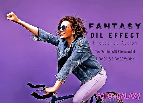 Fantasy Oil Effect Photoshop Action - 6652869