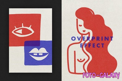 Overprint Effect for Posters