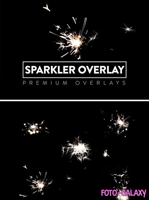 10 Sparkler Overlay HQ