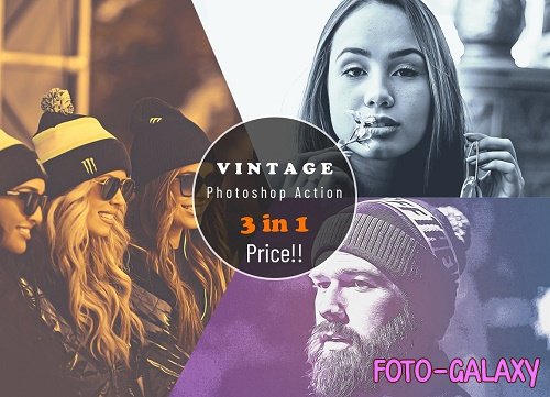 Vintage Photoshop Action - 6605245