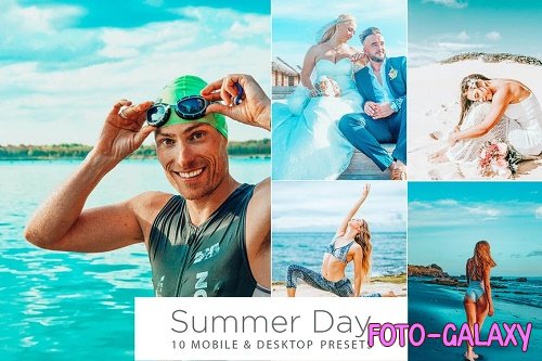 10 Summer Day Presets | Mobile & Desktop Lightroom