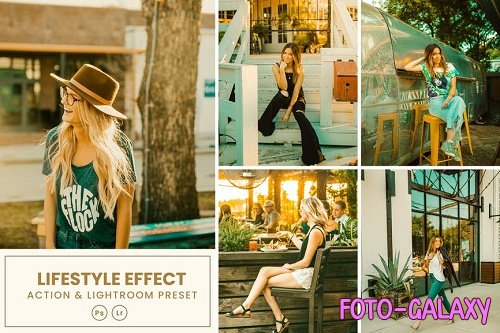 LifeStyle Effect Action & Lightrom Presets