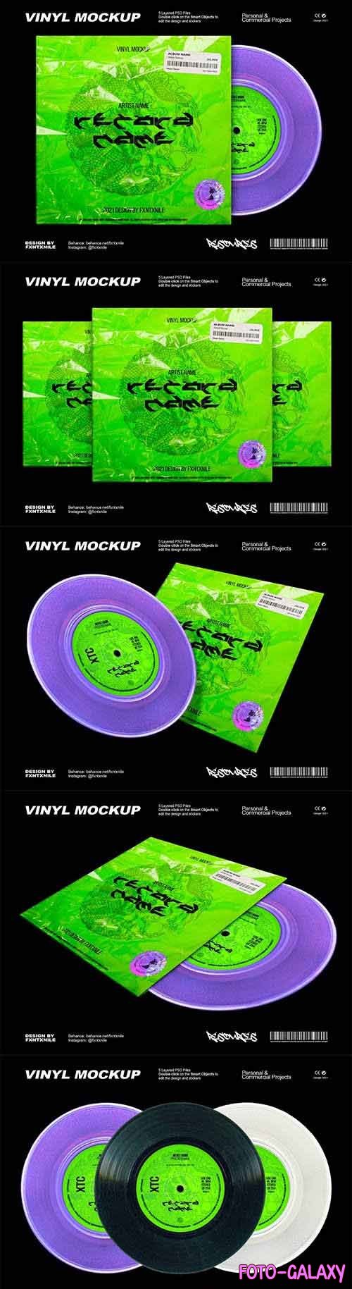 Vinyl Mockup - 6521620