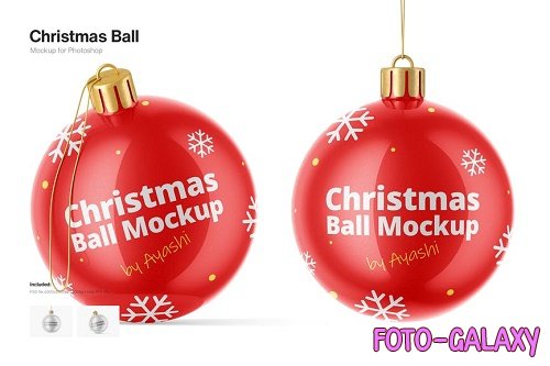 Christmas Ball Mockup