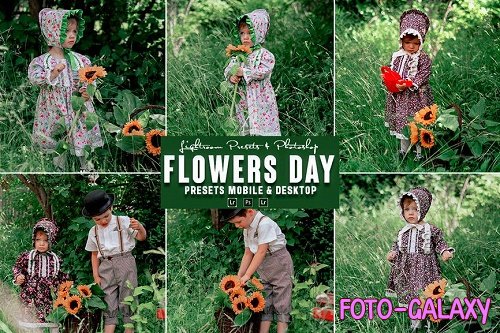 Flowers Photoshop Action & Lightrom Presets