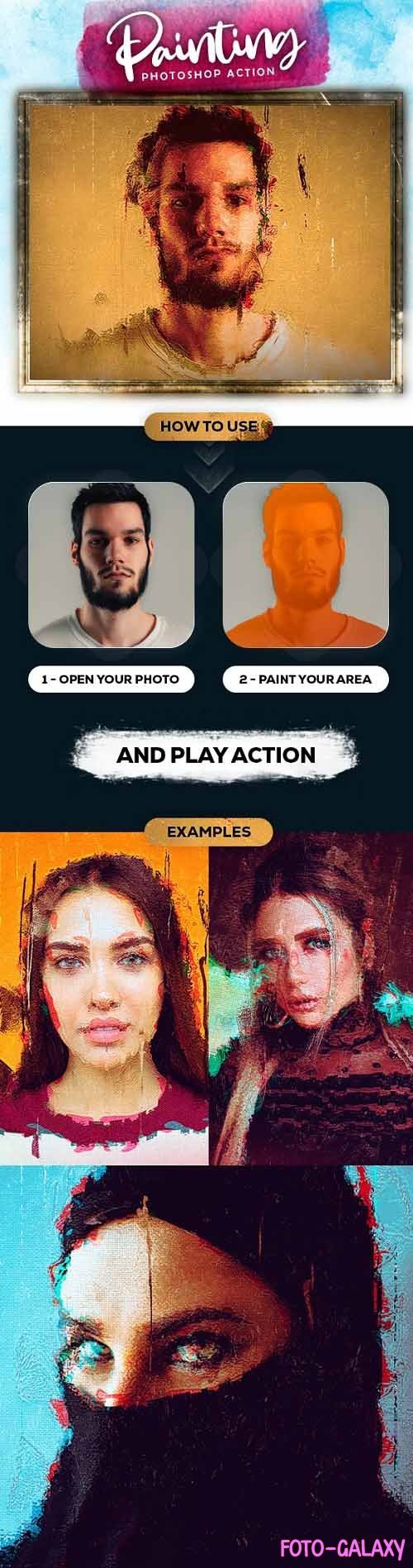 Painting Photoshop Action - 33944584