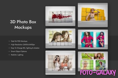 3D Photo Box Mockups & Photo Template - JLNTAHH