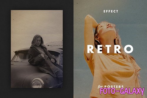 Retro Film Effect for Posters - 6689536