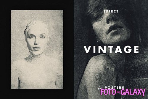Vintage Photo Effect for Posters - 6689560