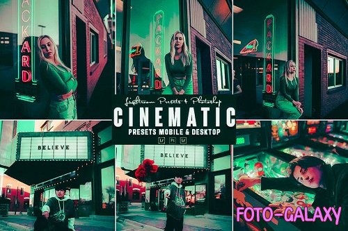 Cinematic Photoshop Action & Lightrom Presets