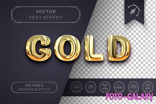 Gold - Editable Text Effect - 6698414