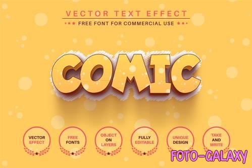 Bright Comedian Editable Text Effect - 6701050