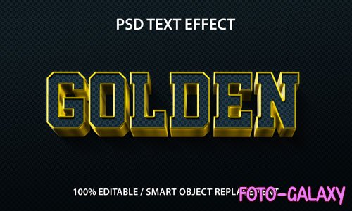 Editable text effect golden premium premium psd