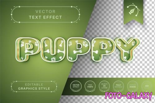 Puppy Stroke - Editable Text Effect - 6703783