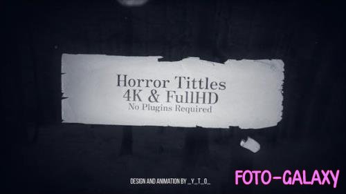 Horror Titles - 34935658