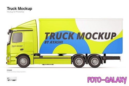 Truck Mockup - GC3R768