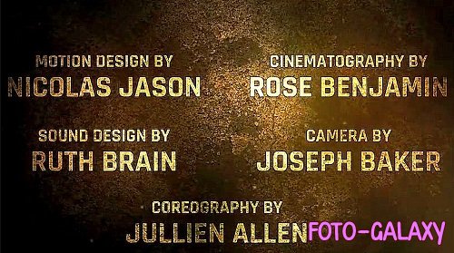 Cine Credit V.13 964761 - Project for After Effects
