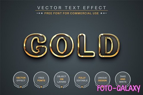 CreativeMarket - Dark Gold - Editable Text Effect - 6780947