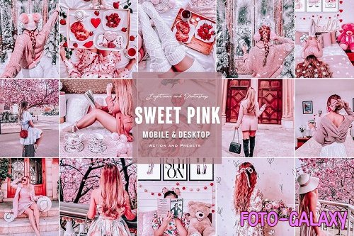 Sweet Pink - Photoshop Actions & Lightroom Presets