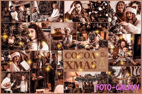 10 Cocoa Xmas Photoshop Actions And ACR Presets - 1711338