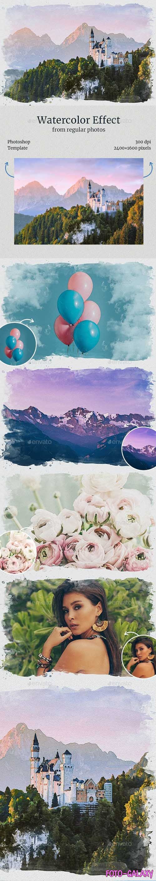 Watercolor from Photo Template - 31394789