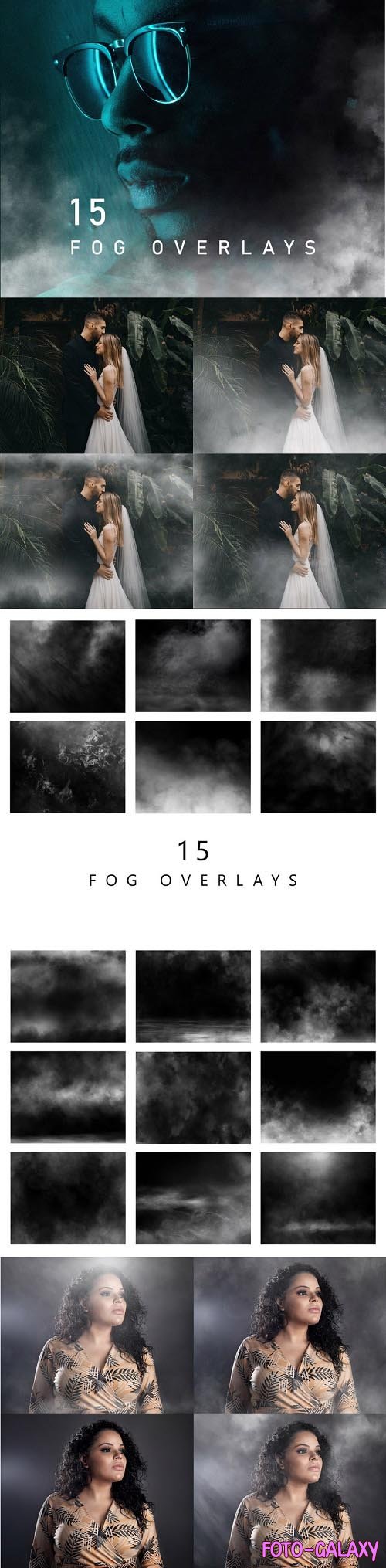 15 Fog Overlays, Smoke Overlays, Free Gif Animated Photoshop Action