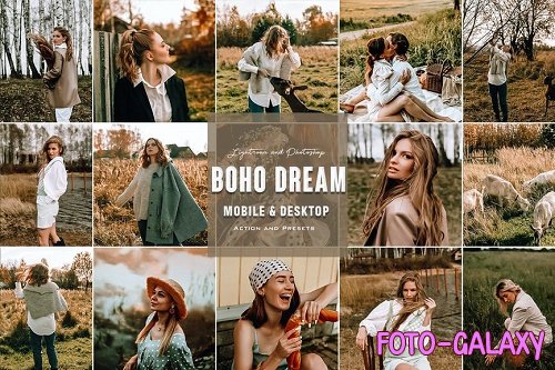 Boho Dream - Photoshop Actions & Lightroom Presets
