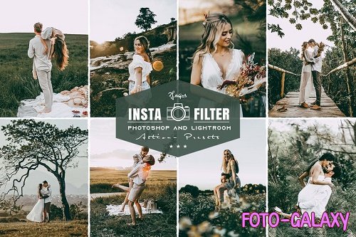Insta Filter Moody Wedding Photoshop & Lightroom