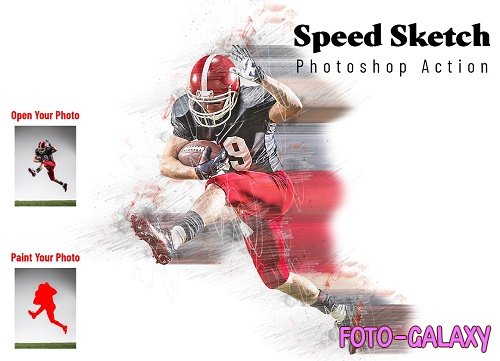 Speed Sketch Photoshop Action - 6852638