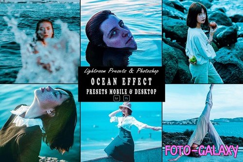Ocean Portrait Photoshop Action & Lightrom Presets
