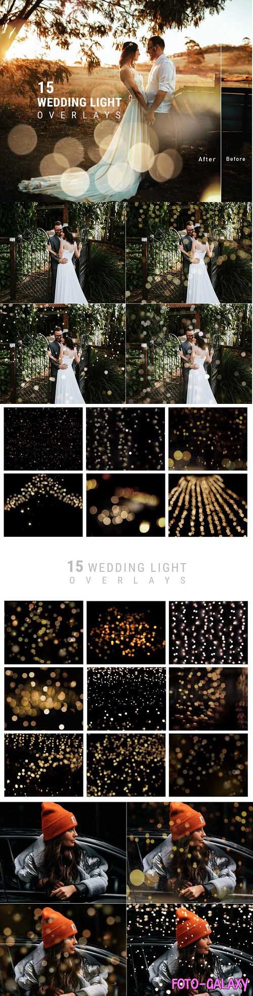 15 Wedding Light Overlays, Glow light overlays, twinkle Light background