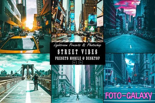 Street Vibes Photoshop Action & Lightrom Presets