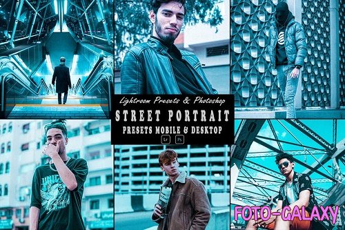 Street Portrait Photoshop Action & Lightrom Preset