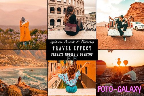 Travel Effect Photoshop Action & Lightrom Presets
