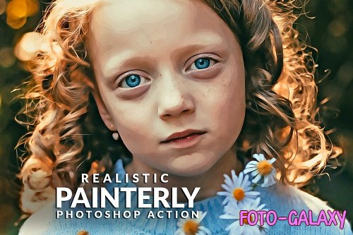 Realistic Painterly Photoshop Action