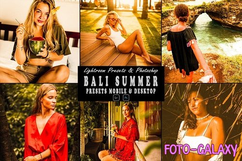 Bali Summer Photoshop Action & Lightrom Presets