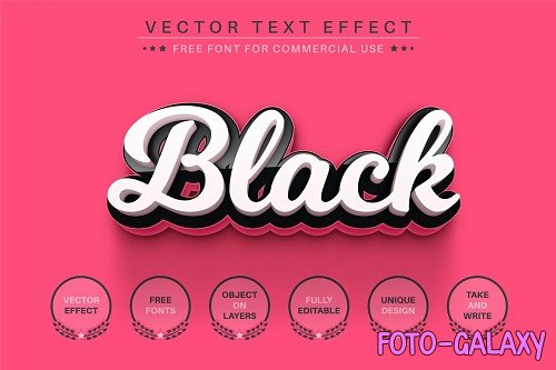 Dark Pink - Editable Text Effect - 6837001