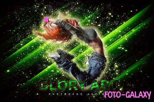 Glory Art Photoshop Action - 6800289