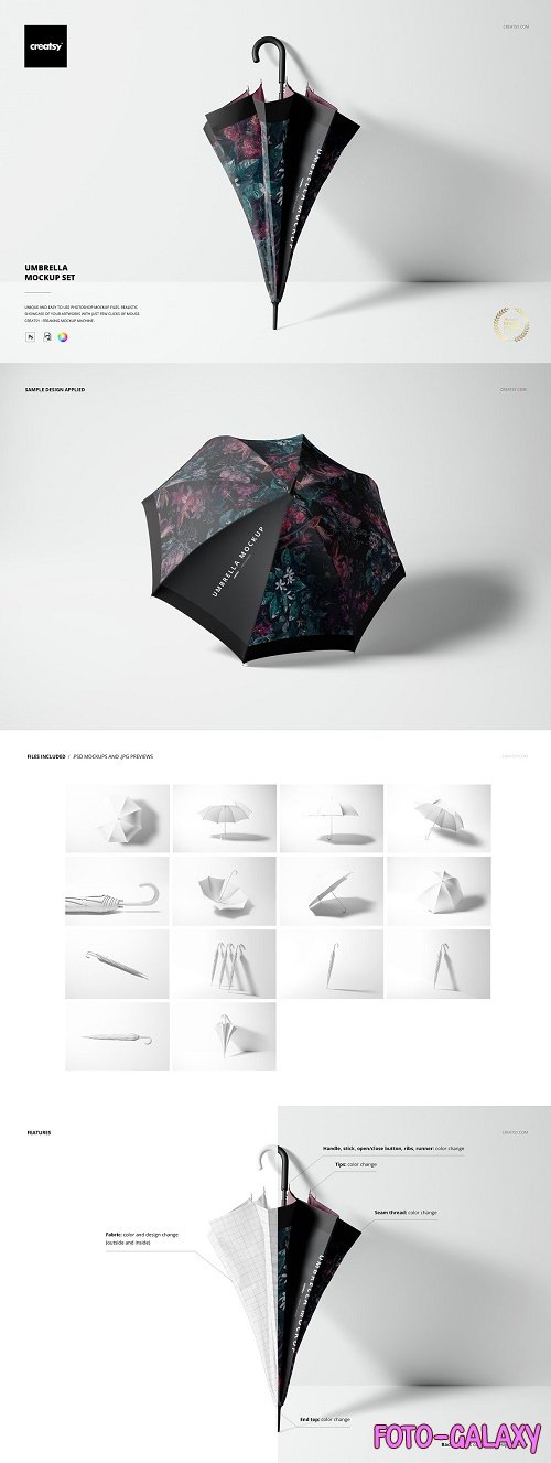 Umbrella Mockup Set - 6817546