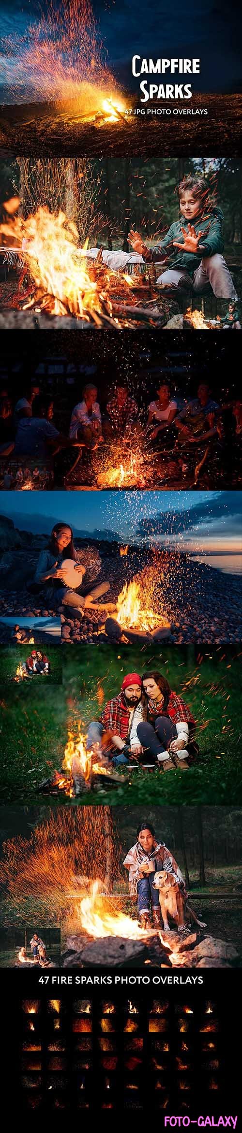47 Campfire Spark Photo Overlays - 34818217 - 6672789
