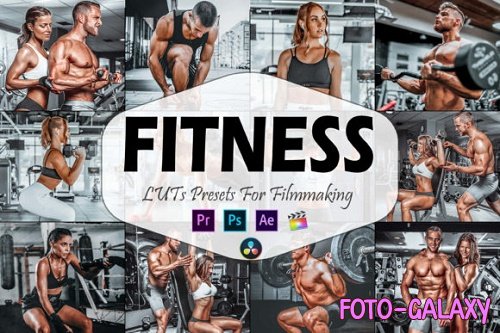 10 Fitness Video LUTs Presets