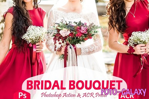 10 Bridal Bouquet Photoshop Actions - 1780546