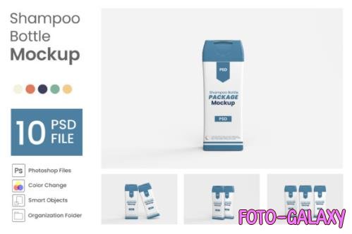 Shampoo Bottle Mockup  - 10 PSD