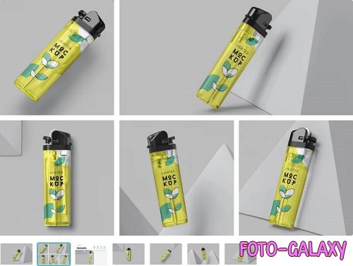 Disposable Lighter Mockups - 6893777