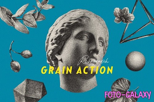 Risograph Grain Photoshop Action - 6914865