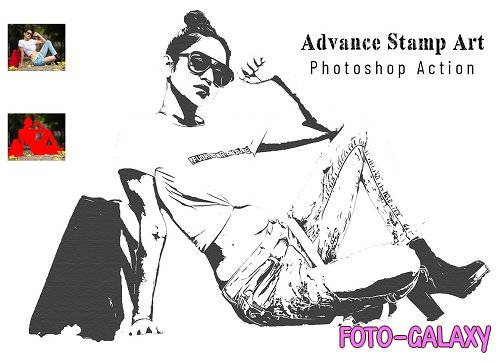Advance Stamp Art PS Action - 6979780