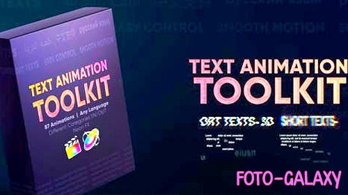Videohive - Text Animation Toolkit 36521830 - Project For Final Cut & Apple Motion
