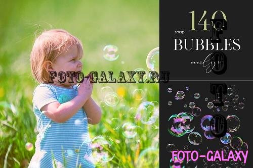 140 Bubbles Overlays, Photoshop Soap Bubbles Overlay - 1888943